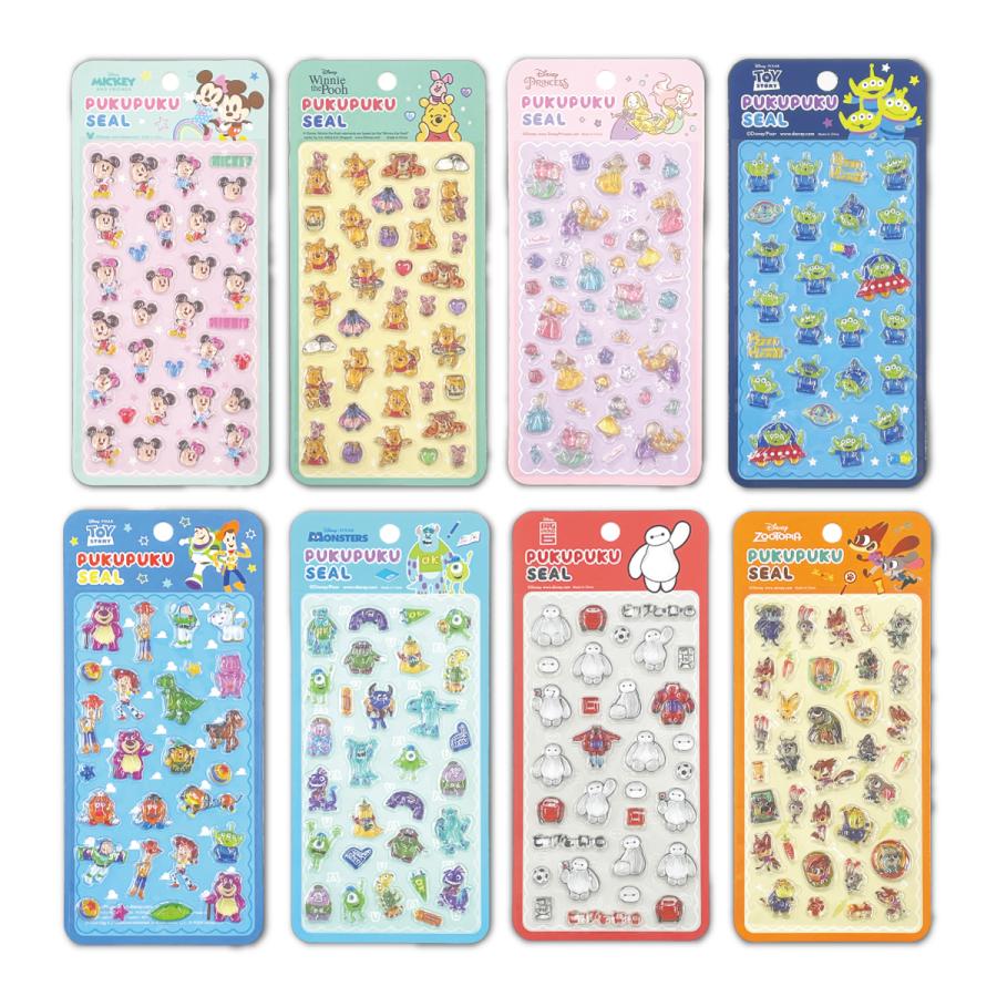 Disney（ディズニー） ぷくぷくシール ミッキーマウス くまのプーさん