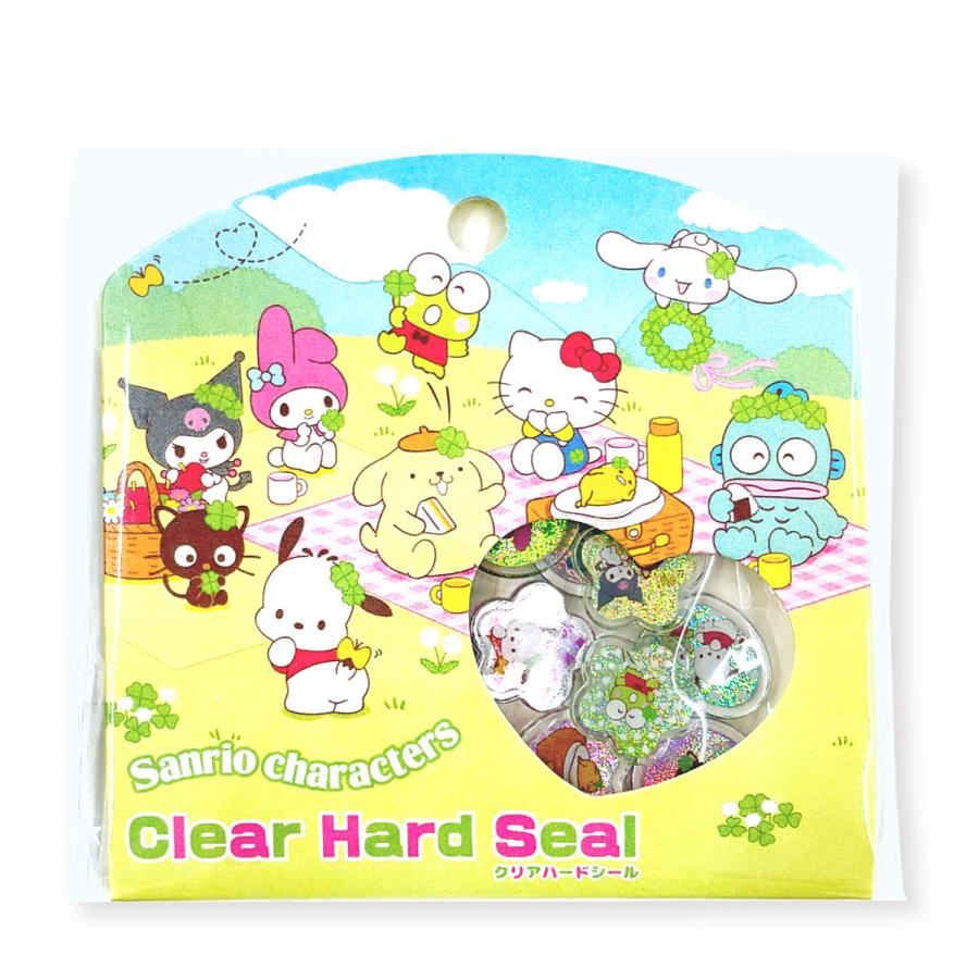 sanrio（サンリオ） おはじきシール シール キラキラ クリアーハード