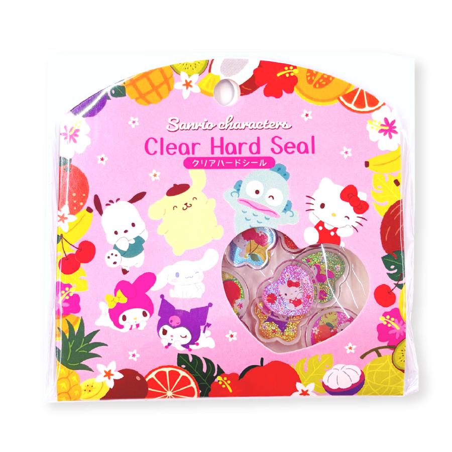 sanrio（サンリオ） おはじきシール シール キラキラ クリアーハード