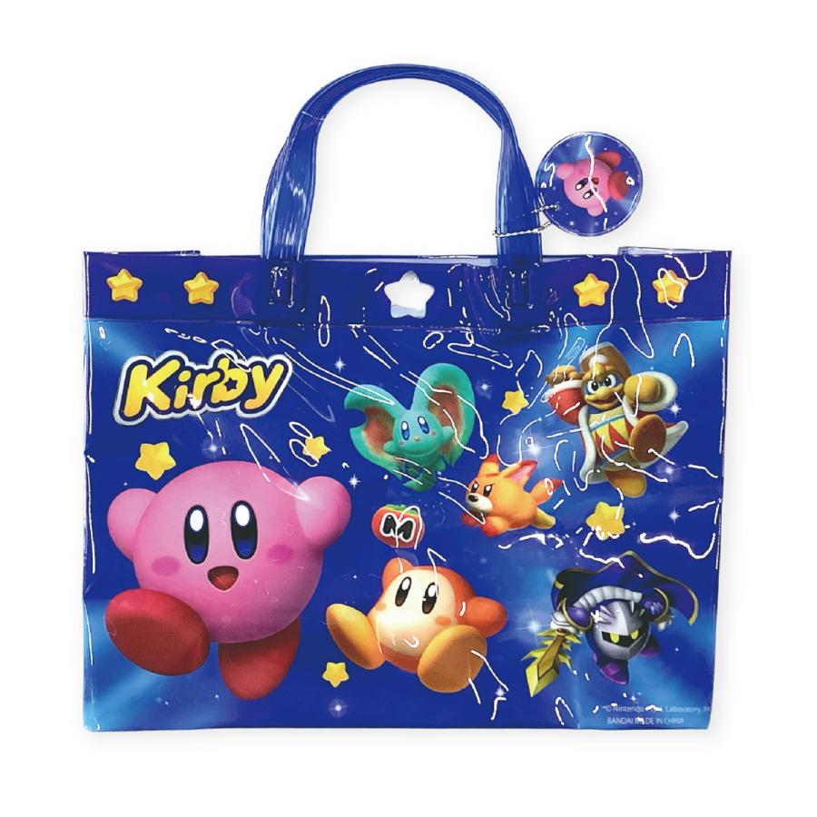 プールバッグ ビニールバッグ キャラクター ネームホルダー付 マチあり