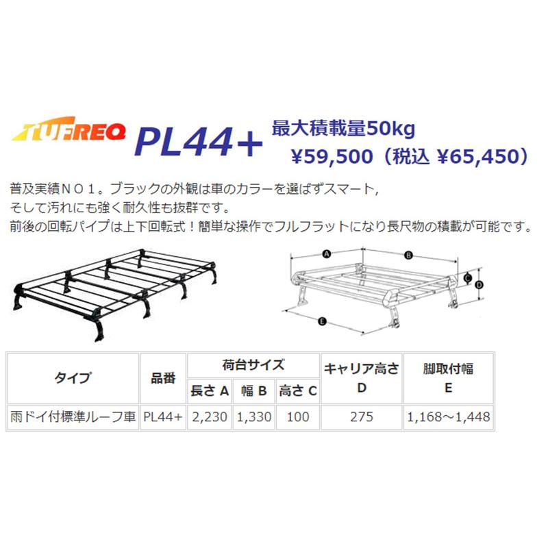 精興工業 タウンエースバン S402M S412M ルーフキャリア TUFREQ