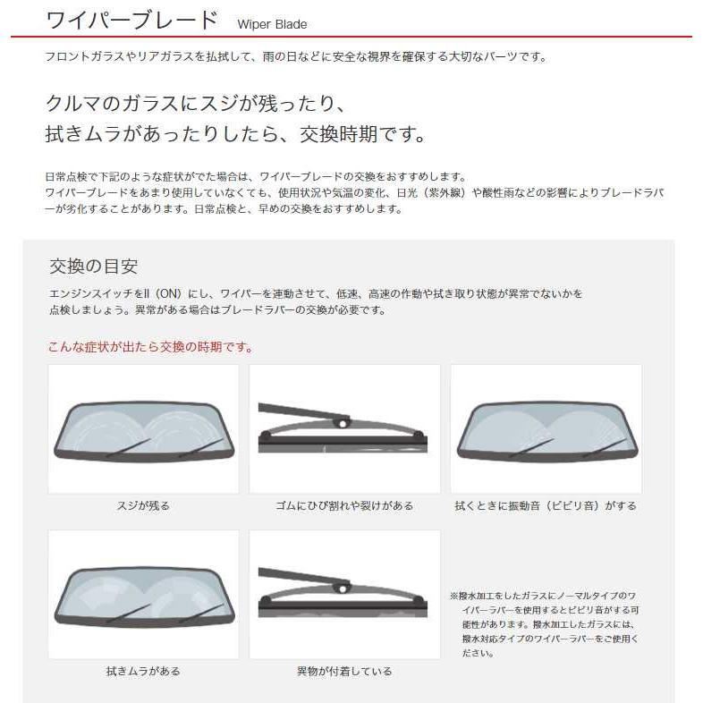 ワイパーブレード セット ステップワゴン RK1 RK2 RK3 RK4 RK5 RK6 RK7 ホンダ純正 フロント 左右セット ホンダ HONDA 純正 ワイパー 76620SZWJ02｜carpart83｜03