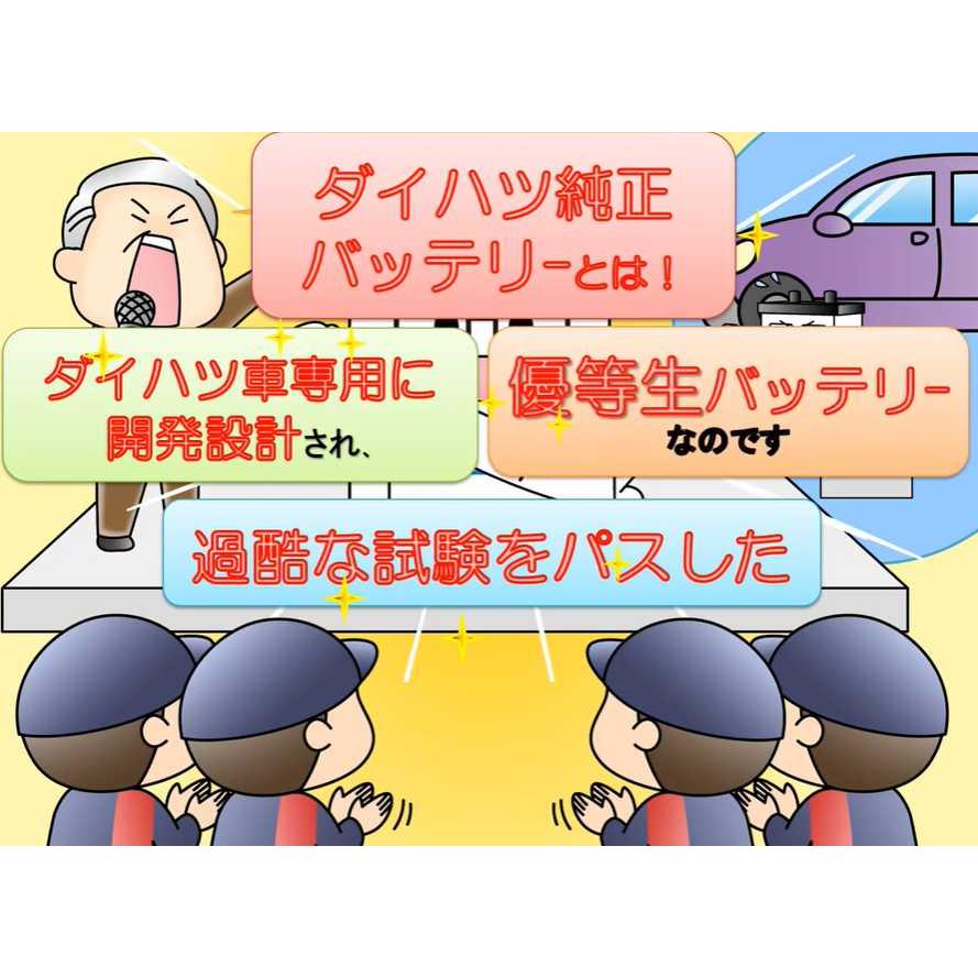 ダイハツ（DAIHATSU） ダイハツ純正 バッテリー M42 ミラ L275S L285S