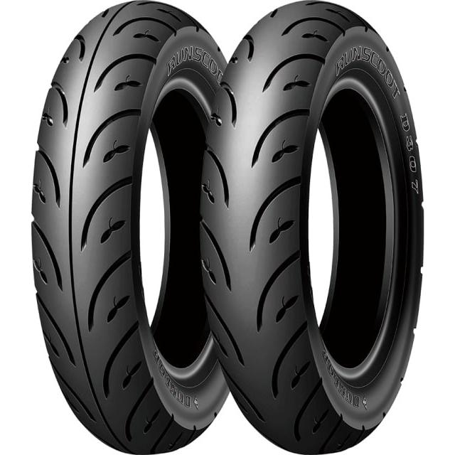 DUNLOP（ダンロップ） DUNLOP 80/100-10 46J D307 TL(チューブレス