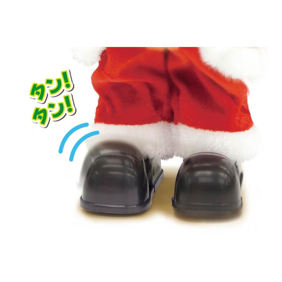 ダンシング サンタ　声や音を検知すると歌って踊るサンタクロース 人形 クリスマス｜carparts-choice｜03