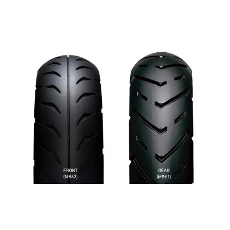 IRC IRC 120/80-12 65J MB62 フロント TL(チューブレスタイヤ) : カー