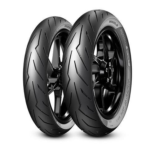 DIABLO PIRELLI 80/90-17 M/C 44S ROSSO SPORT フロント チューブレス