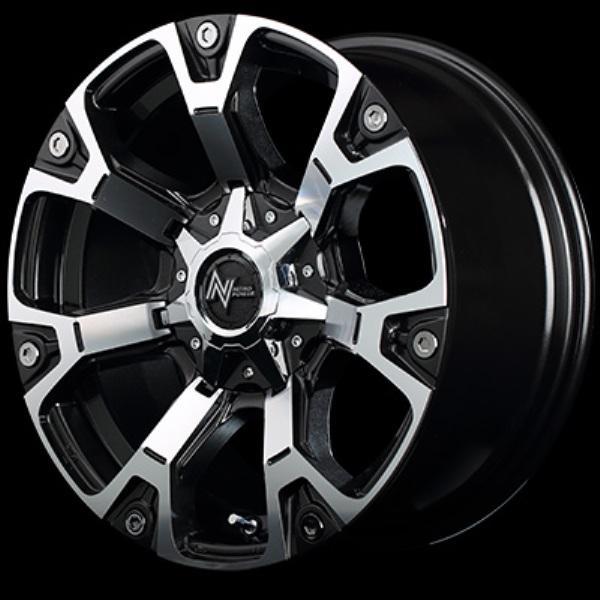 NITRO POWER（ナイトロパワー） 4本セット MID NITRO POWER WARHEAD 17インチ 6.5J 6H139 +38 ...