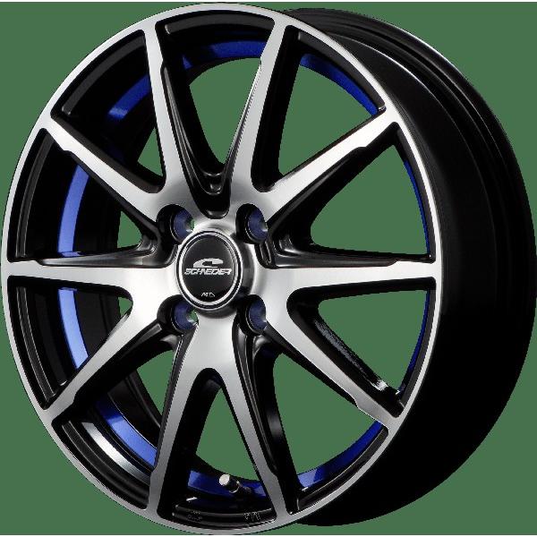 マルカサービス MID SCHNEIDER RX02 12インチ 3.5J 4H100 +42 BP/BLU