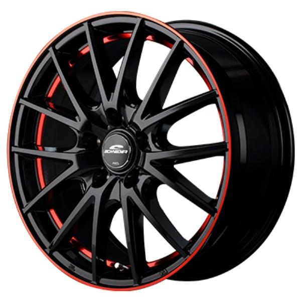 マルカサービス MID SCHNEIDER RX27 17インチ 7J 5H114.3 +48 BK/リム