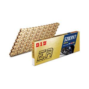 DID 520ERV7-116L ZJ(カシメ) GOLD 4525516361231 大同工業株式会社 D.I.D バイクチェーン