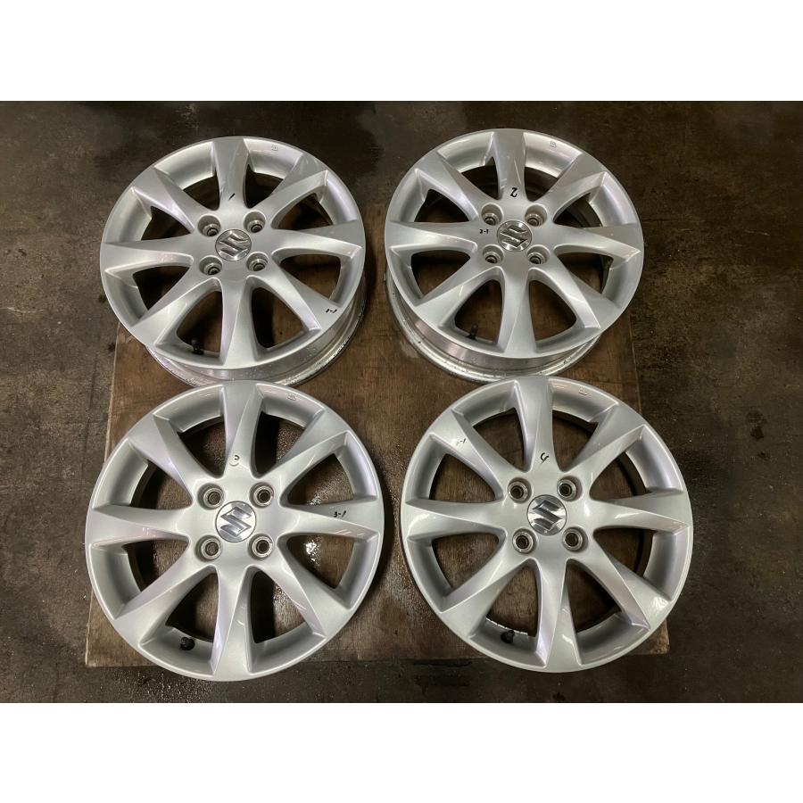 スズキ ソリオ MA15S 〜 ホイール 15インチ 4.5J +45 4本 傷少ない
