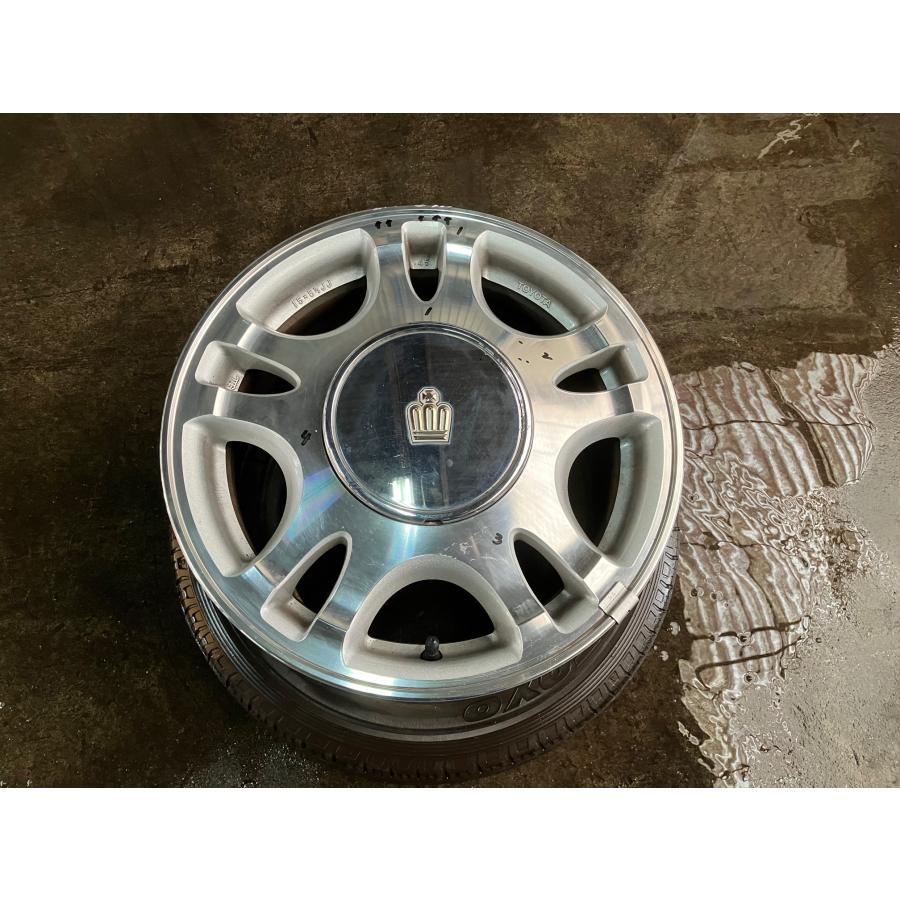 トヨタ クラウン TSS10H 〜 ホイール 15インチ 5.5J +45 ＆ キャップ 1