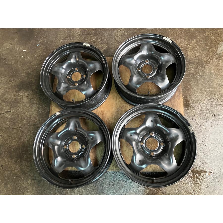 プジョー 208 〜 スチールホイール 6J 16インチ ET23 4H 108 4本