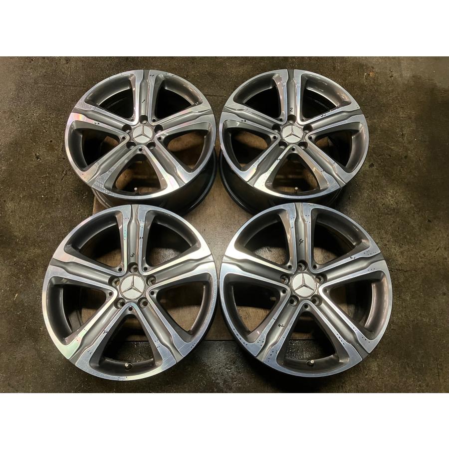ベンツ GLC 8J＋38 スタッドレス 235 60 18 ベンツ GLCクラス W253 X253 C253 ホイール 8J 18インチ ET38 4本 傷
