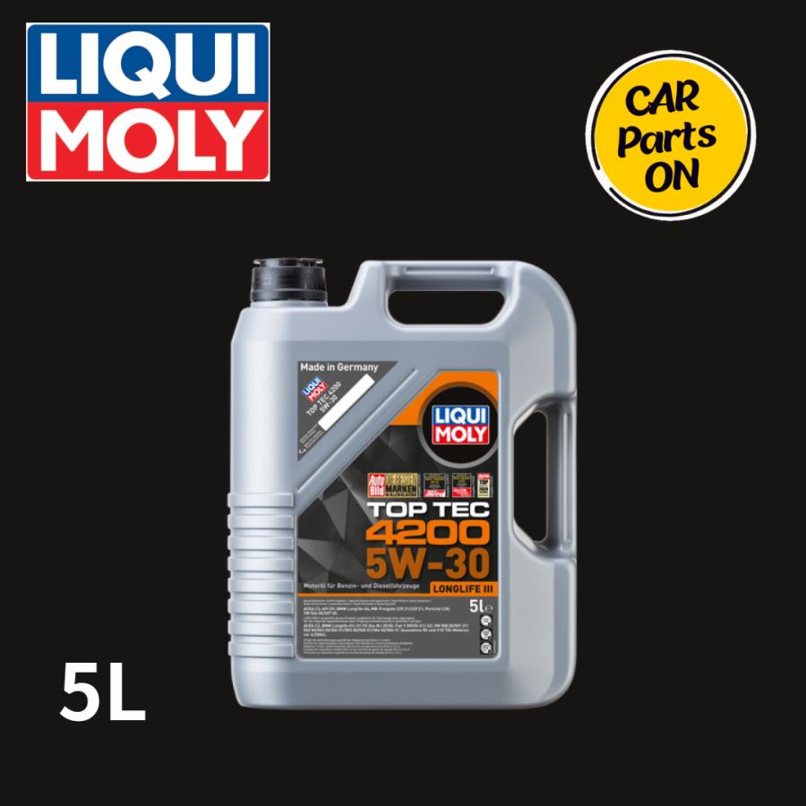 エンジンオイル トップテック4200 5W30 5L リキモリ 20904 LIQUI MOLY（リキモリ） Top Tec 4200 5W-30 New Generation | トップ