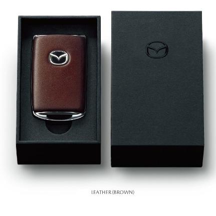 マツダ（Mazda） セレクティブキーシェル レザー(ブラウン) 純正 用品