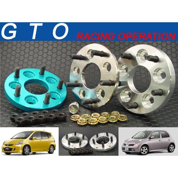 GTO（ジー・ティー・オー）　PCDチェンジャー（汎用）　厚み10mm　PCD100→114.3　5穴　P1.5　ハブ径φ59　シルバー