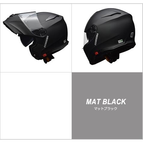 モジュラーヘルメット　 REIZEN　マットブラック　L(59〜60cm未満)サイズ　REIZEN MBK L リード工業｜carpartsplaza｜02