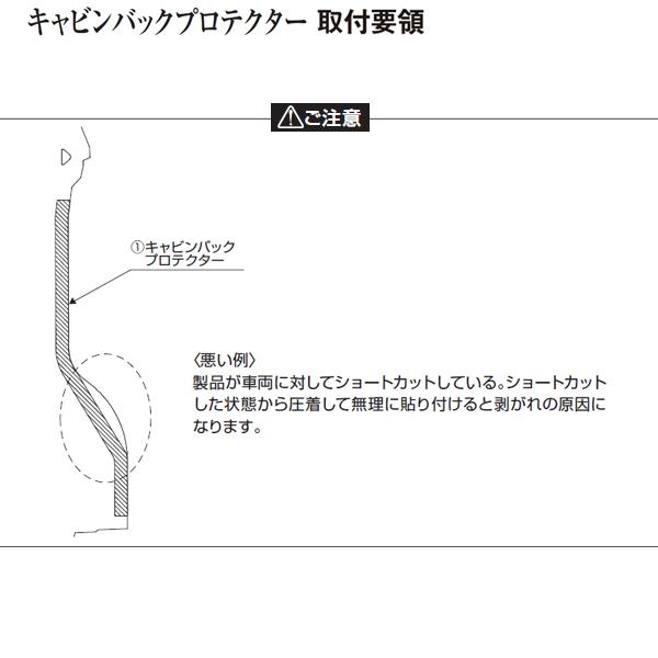 ダイハツ 純正用品 ハイゼットトラック S500P/S510P用 キャビンバックプロテクター ゴム 08400-K5037｜carpartstsc｜05