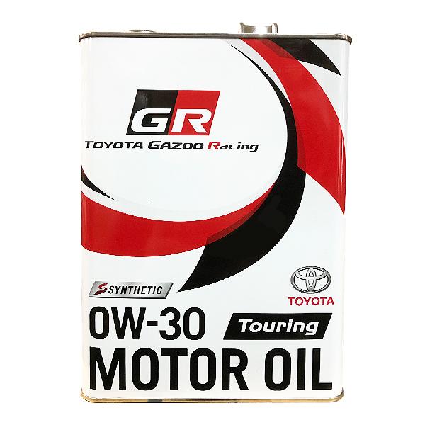 トヨタ 純正 エンジンオイル GR Touring SP相当 0W-30 4L 08880-12505｜carpartstsc