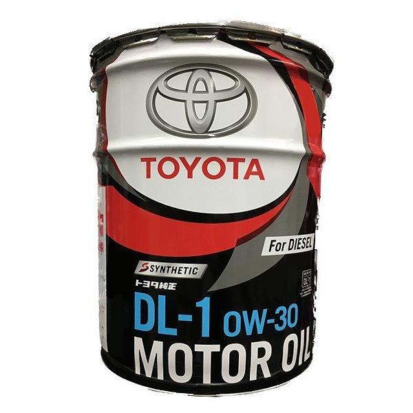 トヨタ（TOYOTA） 純正 ディーゼルエンジンオイル DL-1 0W-30 20L