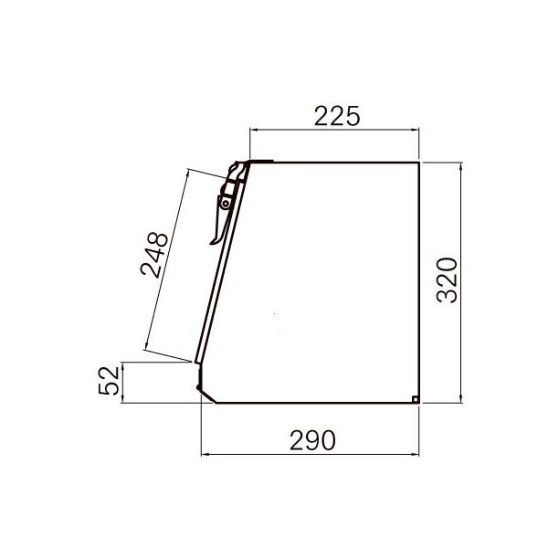 日本ボデーパーツ工業 JB 工具箱 ボンデ SUS蝶番Bタイプ KK-500B