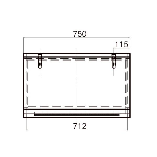 JB 工具箱 ステンレス SUS304 Aタイプ HKK-750Aの画像