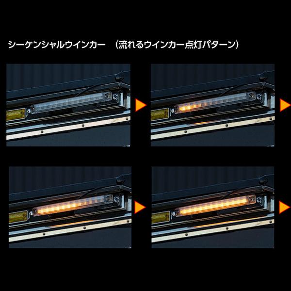 花魁 高輝度 LED 車高灯 12V/24V対応 アンバーレンズ OHL-AM-01
