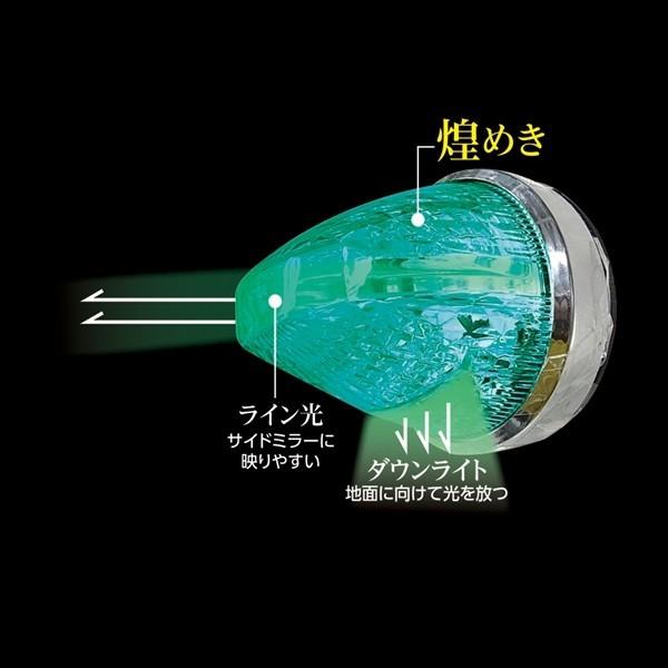 槌屋ヤック YAC LED マーカーランプ ファルコンマーカー グリーン CE 