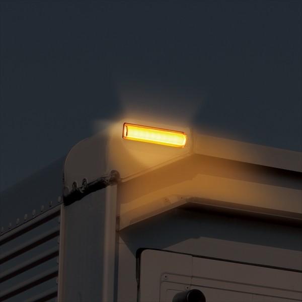 槌屋ヤック YAC LED車高灯 閃光車高灯 DC12/24V アンバー CE-426 20個