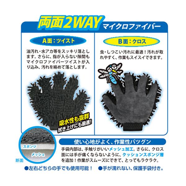 ProStaff（プロスタッフ） ボディー洗車用グローブ ゴリラの手 P130