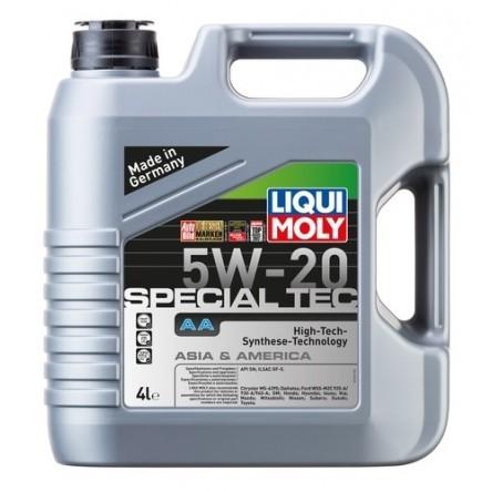 エンジンオイル スペシャルテックAA 5W20 4L LIQUIMOLY リキモリ 送料無料｜carpartstsc