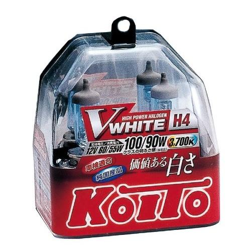 小糸製作所 KOITO ハイパワーハロゲンVホワイト H4 12V60/55W 小糸製作所 KOITO ハイパワーハロゲンVホワイト H4 12V60/55W