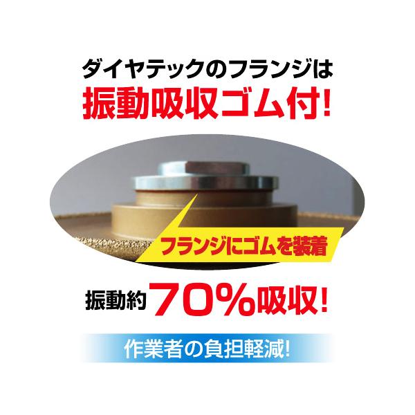 DIATECH ダイヤテック 溶着ダイヤモンドカップ けずれるンジャー 