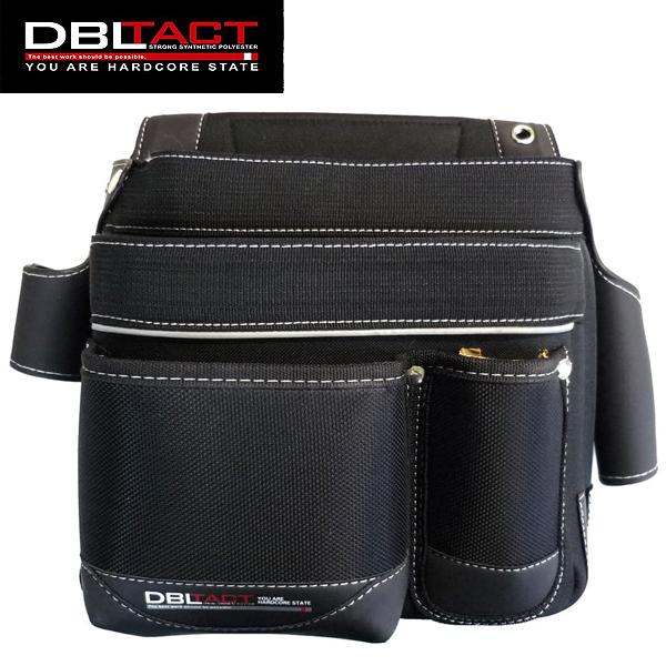 DBLTACT 釘袋 2段 ブラック DT-18-BK