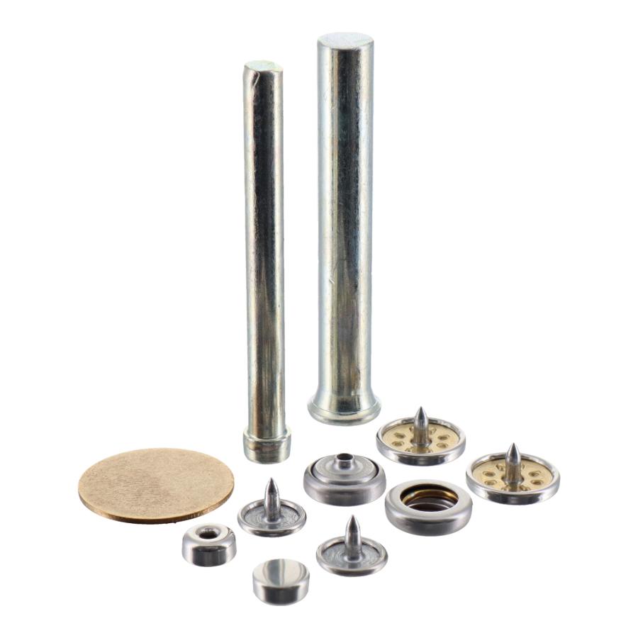 ホック一撃！！ 13mm シルバー刻印2組入 H13PSSLK : CarParts TSC