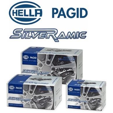 HELLA PAGID 輸入車用 ブレーキパッド シルベラミック CHRYSLER リヤ用 対応純正品番：05142566AB T1502J