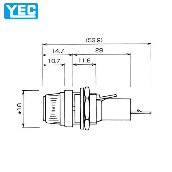 YEC 山口電機工業 ネジ式ヒューズボックス 15A用 FB05 : CarParts TSC