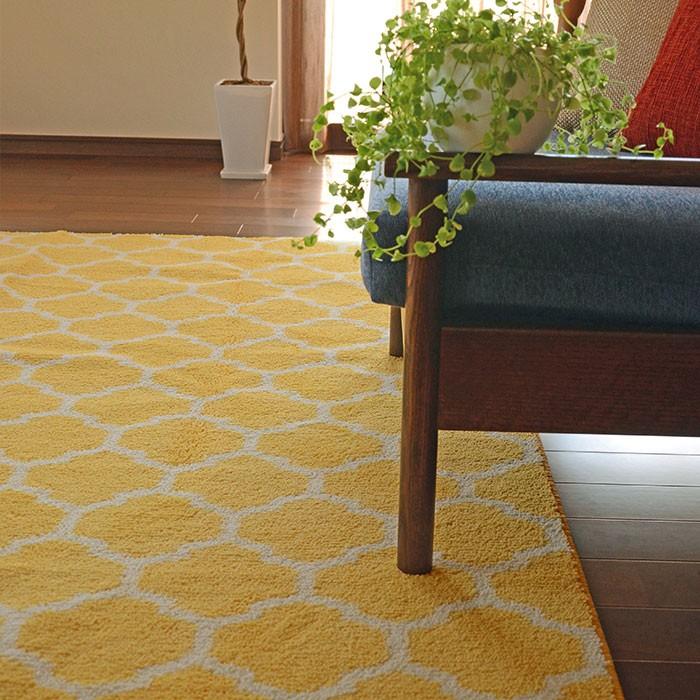 Gre-One（グレワン） ラグ エリプス 185×185 cm 洗える 北欧