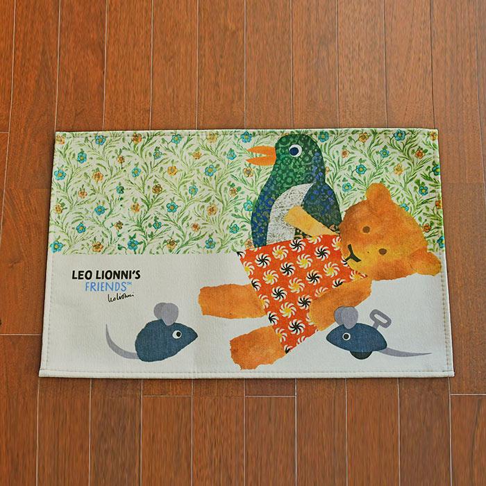 玄関マット ゼンマイネズミ 50×80 cm 洗える 滑り止め レオ・レオニ