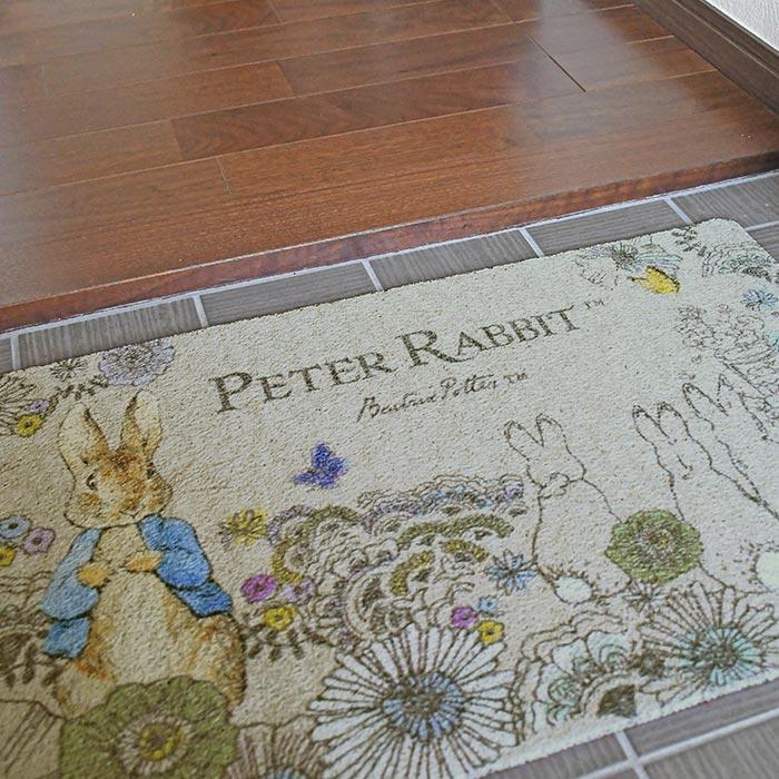 ピーターラビット（PETER RABBIT） 玄関マット メドウ 45×75 cm 屋外