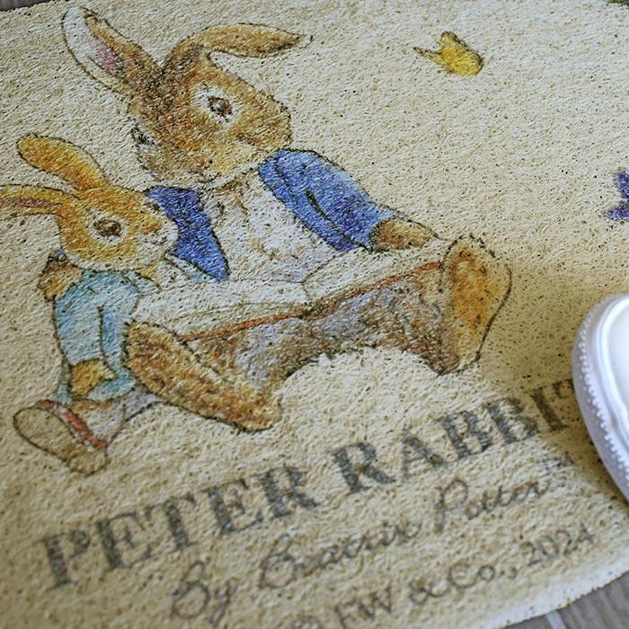 ピーターラビット（PETER RABBIT） 玄関マット ブック 45×75 cm 屋外