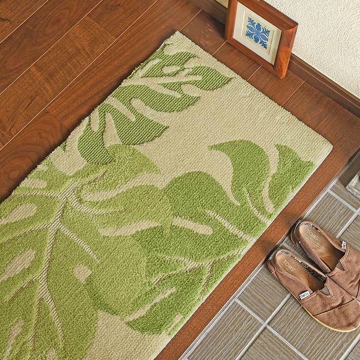 HAGiHARA（萩原） 玄関マット アラカイ 45×75 cm 滑り止め ハワイアン