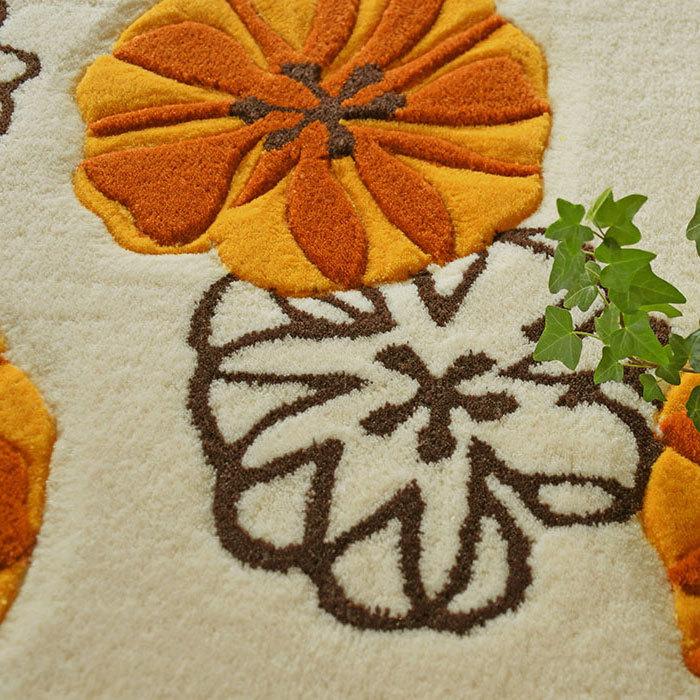 HAGiHARA（萩原） 玄関マット マリア 50×80 cm 洗える 滑り止め 心地