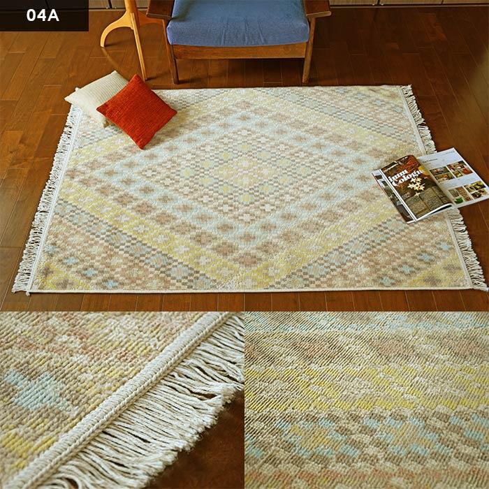 プレーベル ラグ エミル 120×170 cm ベルギー製 床暖房 ホット 