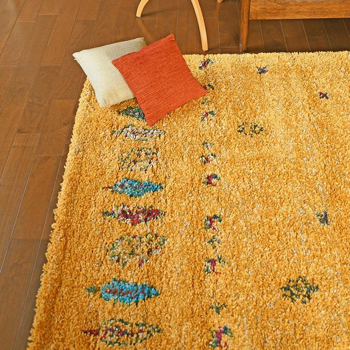 プレーベル ラグ ハイク 200×200 cm トルコ製 防炎 床暖房 ホット
