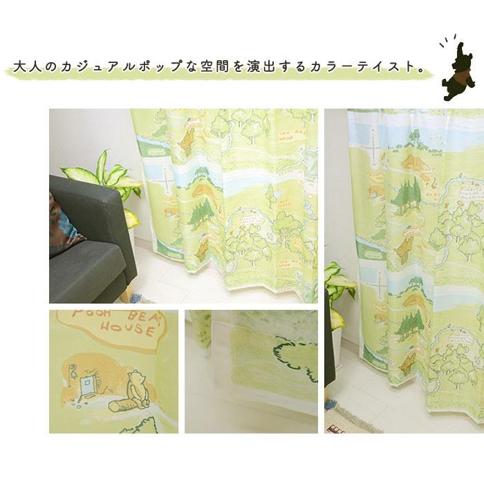 イージー オーダー レースカーテン POOH 100エーカーの森 幅 301〜400 cm×丈 90〜260 cm スミノエ  送料無料｜carpet-ishibashi｜09