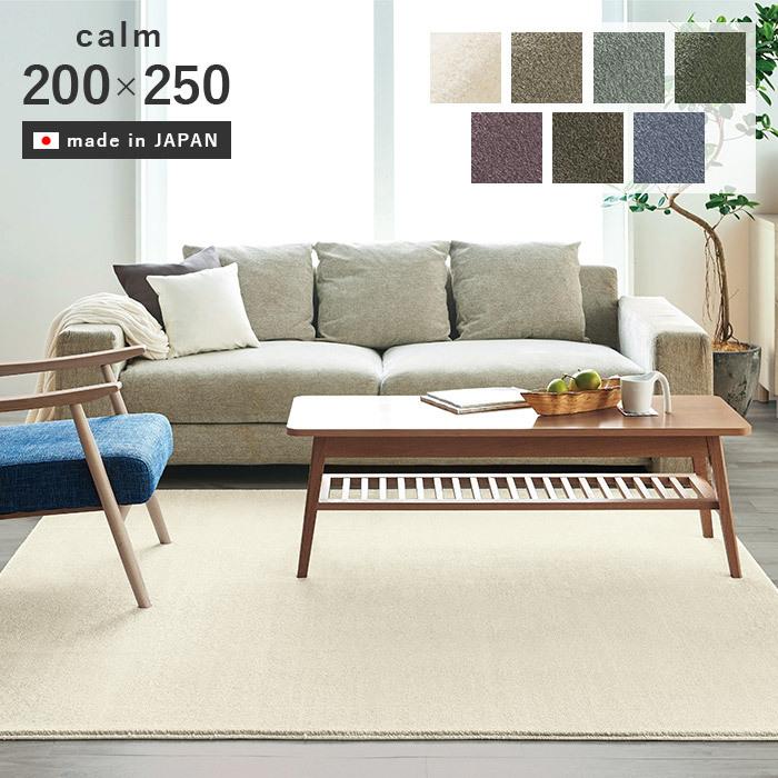 スミノエ　ラグ200×250 スミノエ ラグ カーム 200×250 cm 日本製 滑り止め 防音 防ダニ 防炎