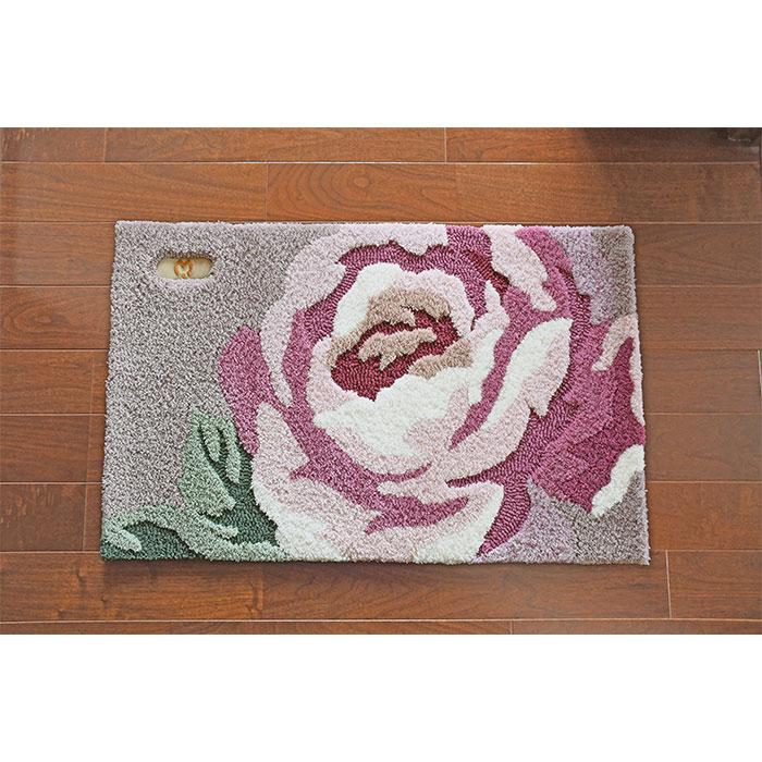 mila schon（ミラショーン） 玄関マット オールドローズ 50×80 cm
